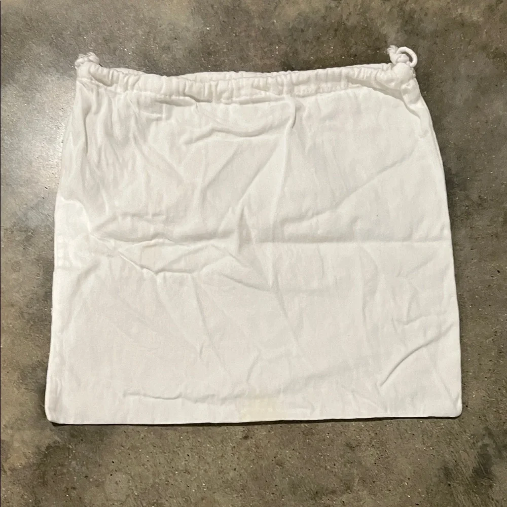 Authentic Versace White Drawstring Logo Dust Bag